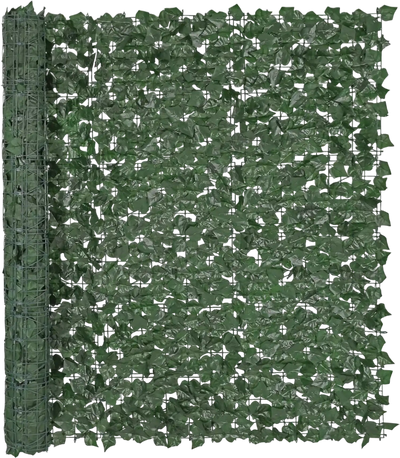 VEVOR Ivy Privacy Fence, 59 x 98 in Artificial Green Wall Screen, Greenery Ivy Fence with Strengthened Joint, Faux Hedges Vine Leaf Decoration for Outdoor Garden, Yard, Balcony, Patio Decor