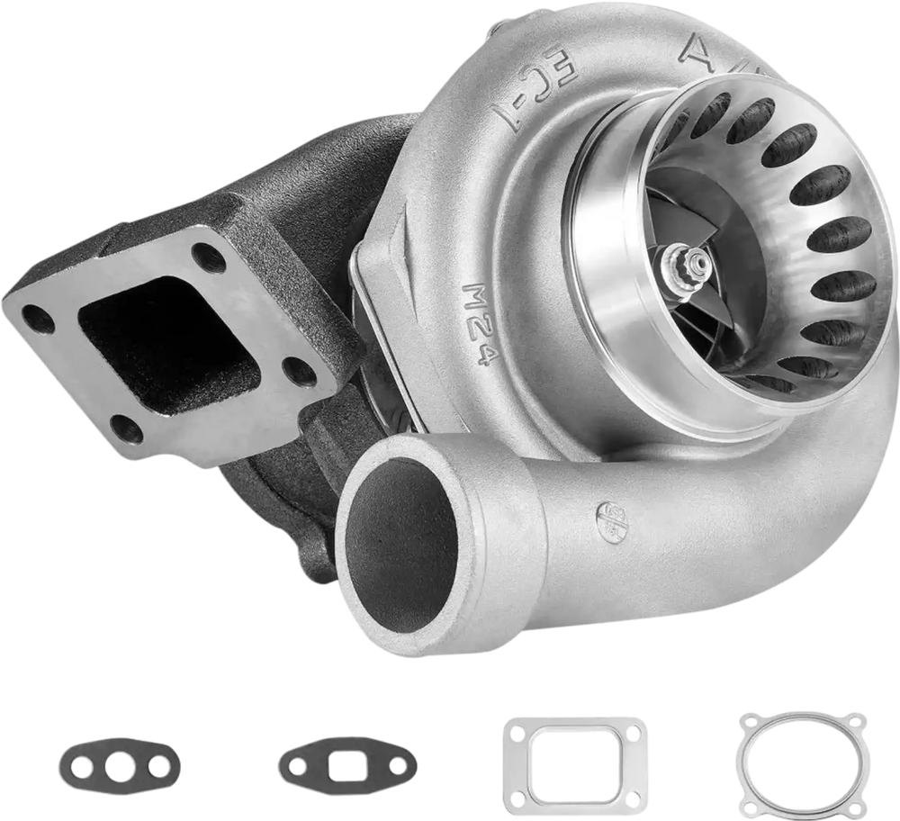 VEVOR Turbo Turbocharger with Gasket Kit, Turbo Charger Replacement for Car Engines, Compatible with 2.5L-6.0L Engine Displacements, Heat Resistance Engine Turbocharger with K418 Alloy Impeller