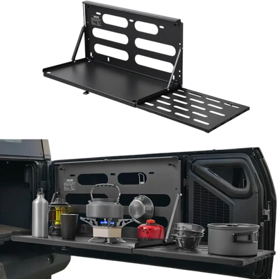 Vevor Tailgate Table Jeep Wrangler JL 2019-Present Carbon Steel Foldable Molle Panel New