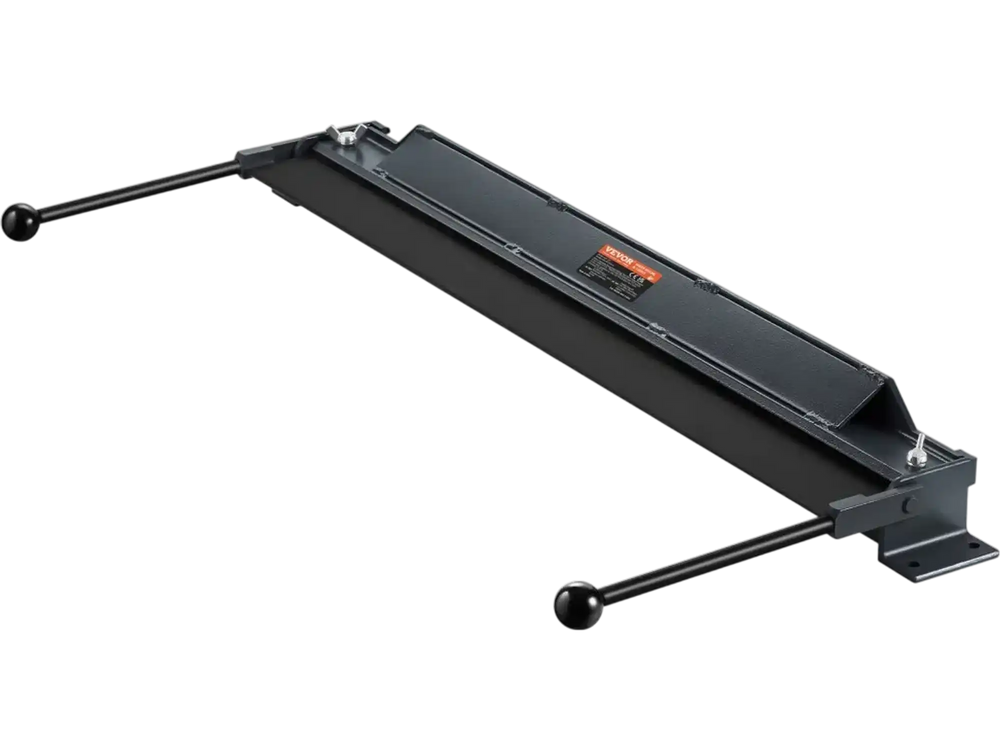 VEVOR Box and Pan Brake, 36-Inch, 0-130 Degrees Sheet Metal Bending Brake, Portable Mini Metal Bender with 20 Gauge Low Carbon Steel 14 Gauge Aluminum Capacity Power Handle, for Metal Bending