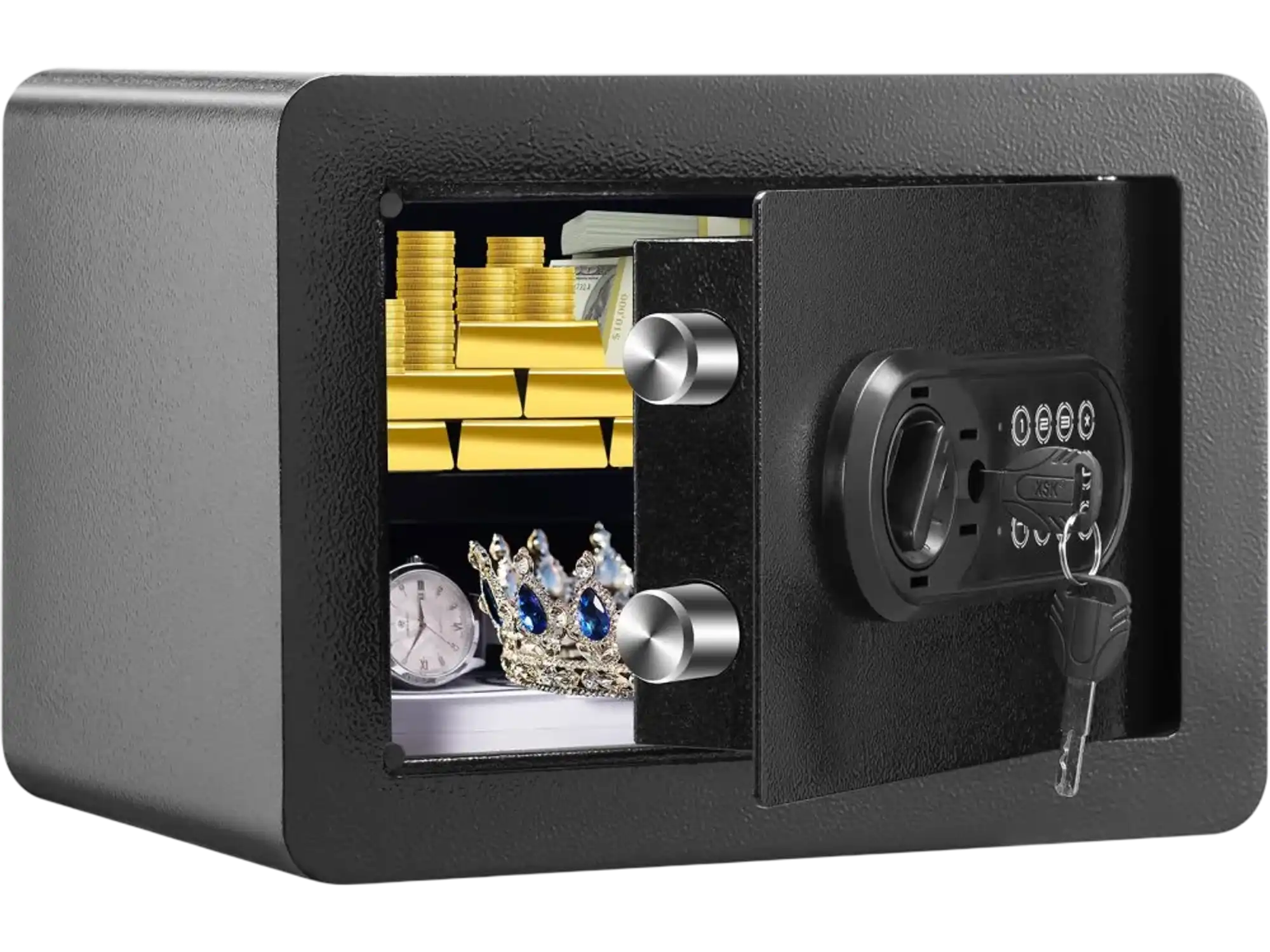 Vevor Safe 0.5 Cu. Ft. Home Security Safe with Digital Keypad and 2 Keys New