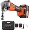 VEVOR Cordless Metal Nibbler, with 20 V 4000 mAh Battery, 2200 RPM Efficient Brushless Motor, Electric Nibbler Metal Cutter with Plastic Carrying Case for Cutting Steel Sheet and Aluminum Sheet