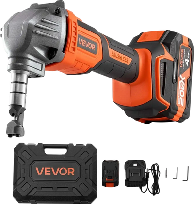 Vevor Metal Nibbler Cordless Brushless 2200 RPM Sheet Metal Cutter with 20V Battery New
