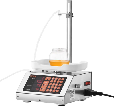 Vevor Liquid Filling Machine Automatic Bottle Filler Peristaltic Pump Single Nozzle New