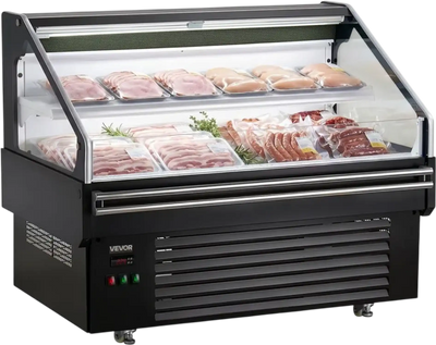 Vevor Open Air Merchandiser 4.6 cu. ft. Commercial Refrigerator Display Cooler New