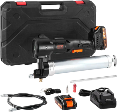 VEVOR Cordless Grease Gun, 20-Volt, 10,000 PSI, 39