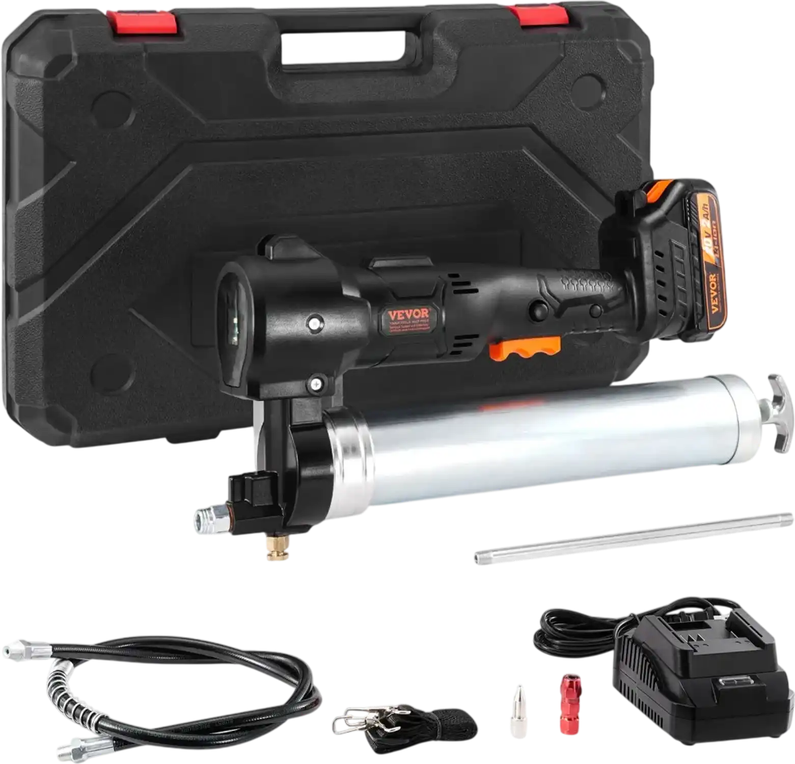 Vevor Grease Gun Cordless 20V 10,000 PSI with 39