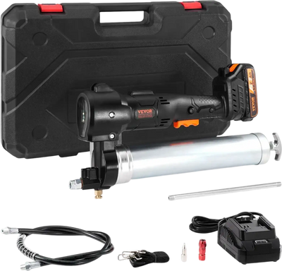 VEVOR Cordless Grease Gun, 20-Volt, 10,000 PSI, 39