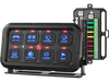 VEVOR 8 Gang Switch Panel RGB Circuit Control Box Backlight Auto-Dimmable, for 12-24V Car Truck Boat ATV UTV SUV, Toggle Momentary Strobe 3 Mode, 1440W 60A, Multifunctional Relay System, Waterproof