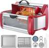 VEVOR Shawarma Grill Machine, Chicken Shawarma Cooker Machine Countertop, Electric Stainless Steel Broiler Gyro Rotisserie Oven Doner Kebab Machine, for Home Restaurant Kitchen Parties