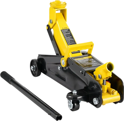 VEVOR Low Profile Floor Jack 2 Ton (4400 lbs), Heavy Duty Iron Hydraulic Racing Floor Jack, Hydraulic Car Jack, Single Piston Quick Lift Pump, 4.9