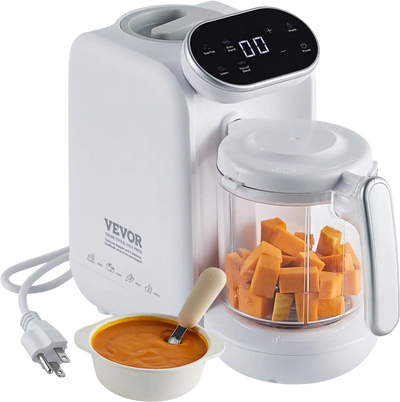 Vevor Baby Food Maker 5-in-1 430W Food Processor with 750 ml Tritan Bowl New
