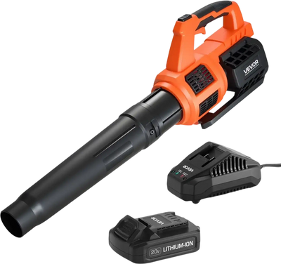 Vevor Leaf Blower Cordless 20V 450 CFM 110 MPH with 2.0Ah Battery New