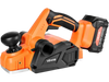 VEVOR Cordless Handheld Planer, 3-1/4-Inch Cut Width, 15000 RPM Electric Hand Wood Planer with 4.0 Ah 18V Lithium Battery, Brushless Motor, Adjustable Cut Depth, Dust Collection Bag, for Woodworking