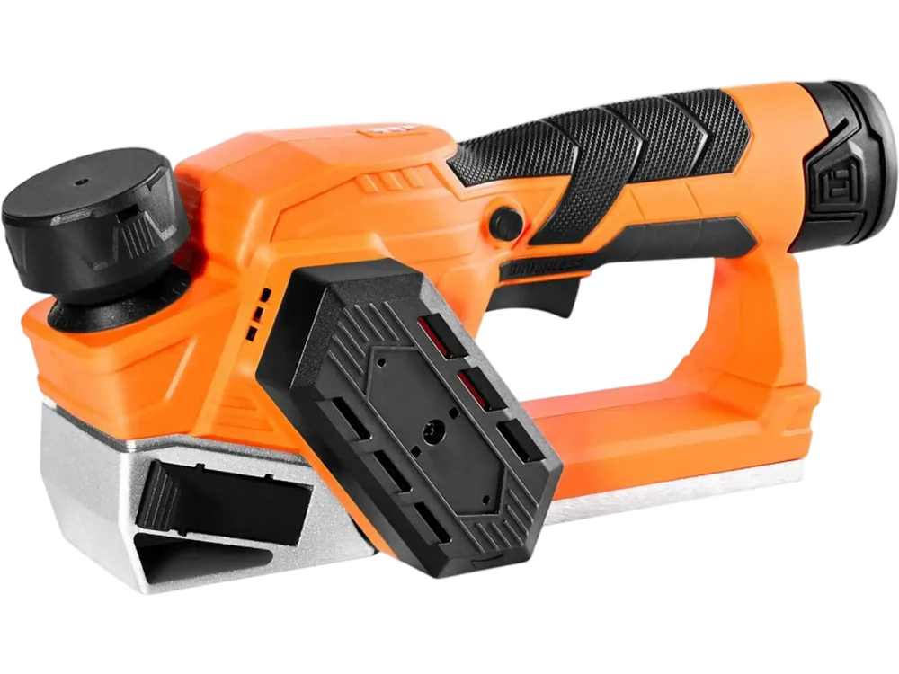 VEVOR Cordless Handheld Planer, 2-1/5-Inch Cut Width, 14500 RPM Electric Hand Wood Planer with 2 Ah 12V Lithium Battery, Brushless Motor, Adjustable Cut Depth, 2 Blades, for Woodworking Wood Chamfer
