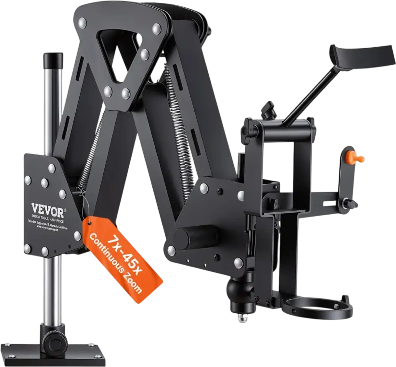 Vevor Microscope Stand Micro Inlaid Mirror Spring Jewelry Bracket with 360° Arm New