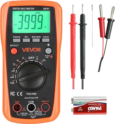 Vevor Multimeter 4000-Count TRMS Auto-Ranging Digital Tester New