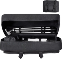 VEVOR Telescope Case, 30”, Telescope Storage Bag with Fixed Buckles, Multi-Pocket & Detachable Divider, Shock-Absorbent Telescope Travel Carrying Case for Optical Tube & Tripod, Counterweight Pocket