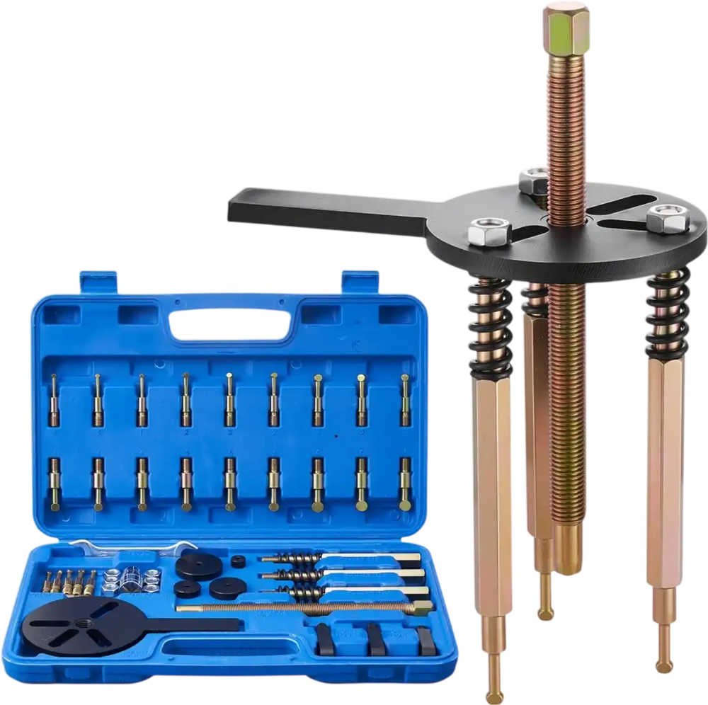 VEVOR 36-in-1 Bearing Puller Set, 36 PCS 3-Jaw Hook Puller for Internal External Bearings and Bearing Without Inner Shaft, Multifunctional Bearing Removal Tool with Heavy Duty Portable Storage Case