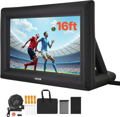 Vevor Projector Screen 16' Inflatable Outdoor Movie Screen New
