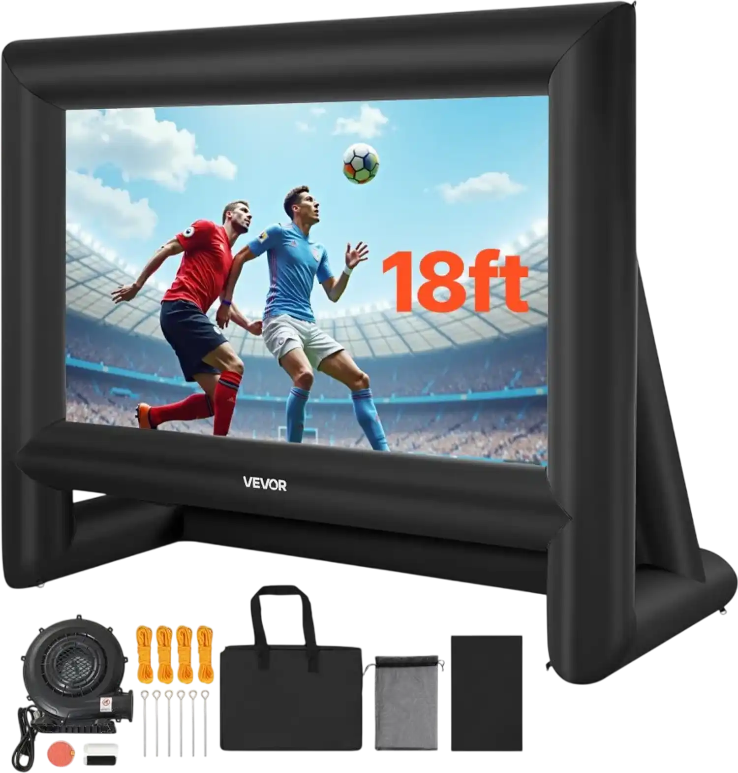 Vevor Inflatable Movie Screen 18' Outdoor Projection Screen New