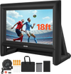 VEVOR 18FT Inflatable Movie Screen, Inflatable Projector Screen with Portable Storage Bag, 16:9 Easy Set Up Movie Projection for Outdoor Backyard, Home Theater, Theme Party