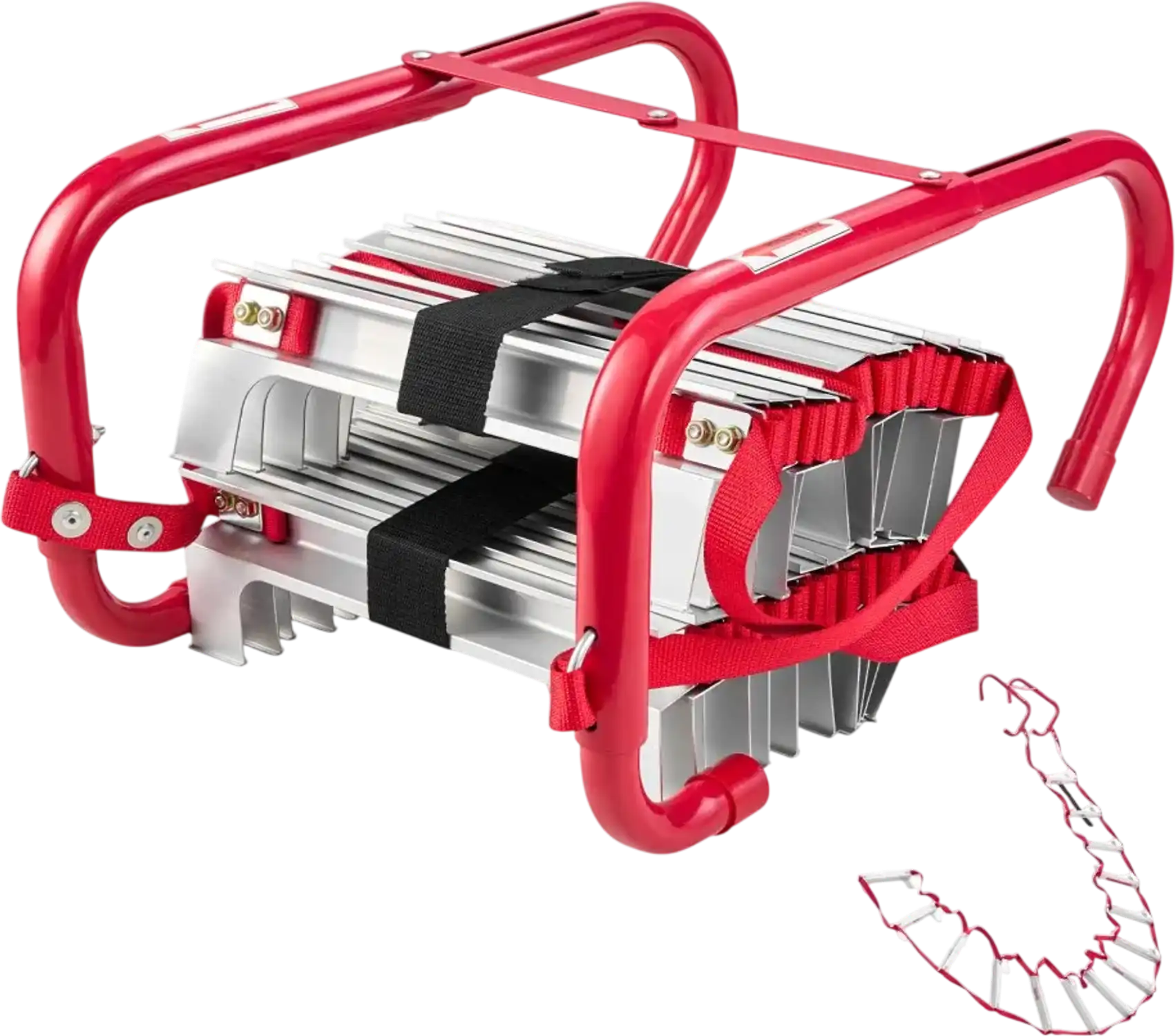 Vevor Fire Escape Ladder 2-Story 13' Retractable Emergency Safety New