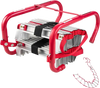 VEVOR Fire Escape Ladder, 2-Story 13FT Retractable Emergency Fire Ladder, Lightweight Aluminum Alloy Safety Escape Ladders with Sturdy Polyester Strap, Anti-Slip Rung & Wide Steps, 1000LBS Max Loading