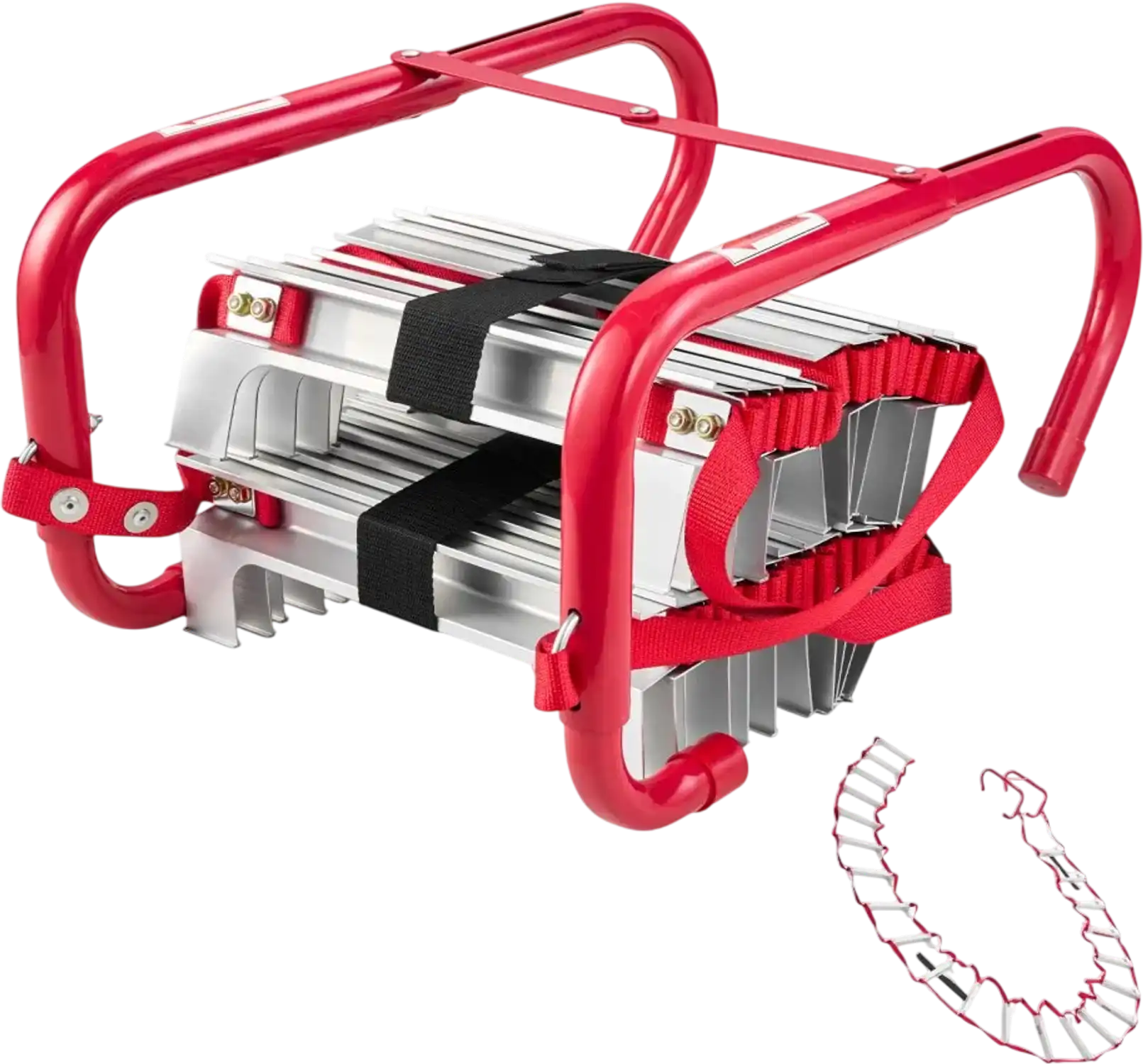 Vevor Fire Escape Ladder 3-Story 25' Retractable Emergency Safety Ladder New