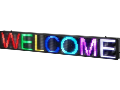 Vevor LED Sign Programmable Full-Color Scrolling Display Board 52