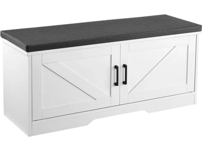 Vevor Shoe Storage Bench Entryway Bench with Padded Seat Cushion 39.4