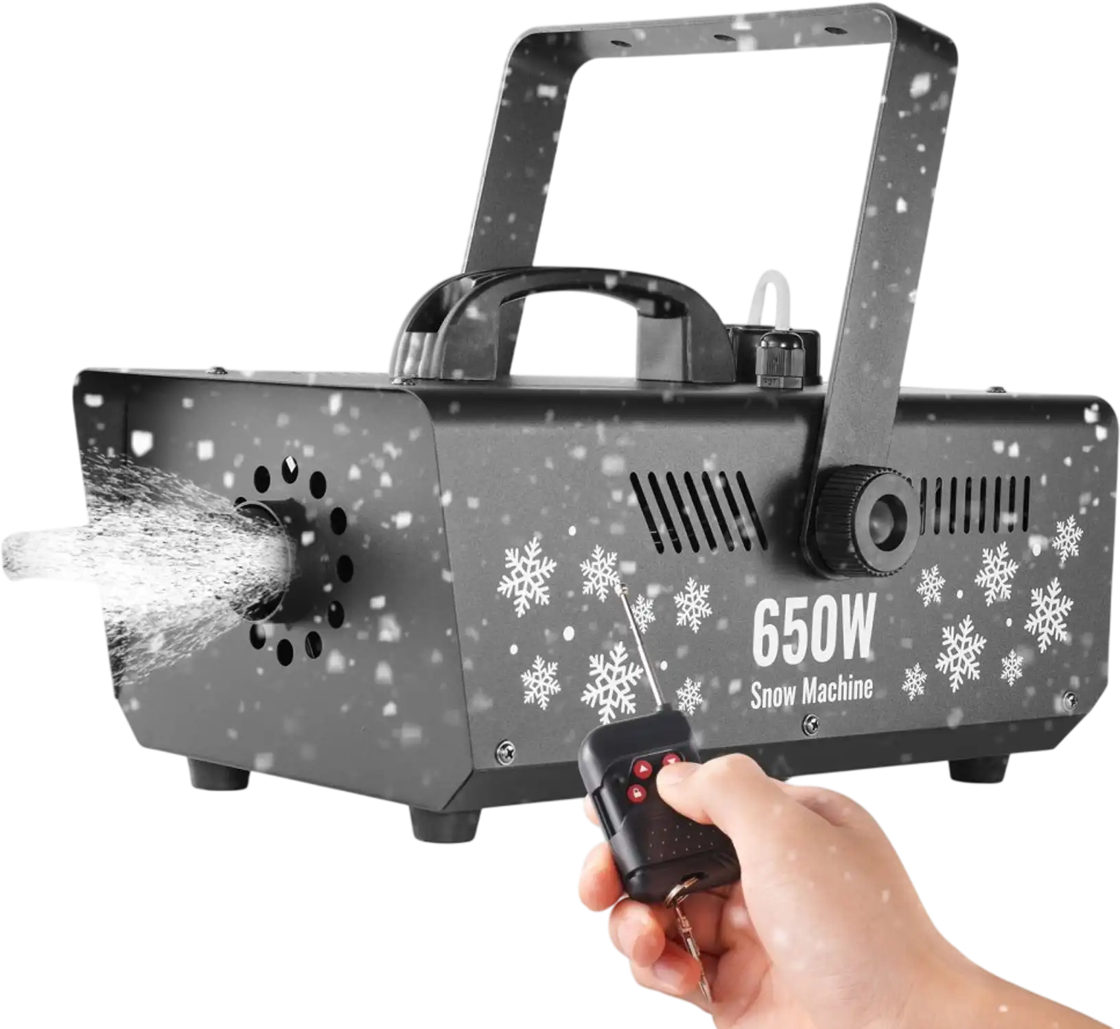 Vevor Snow Machine 650W Handheld Hanging Snow Maker New