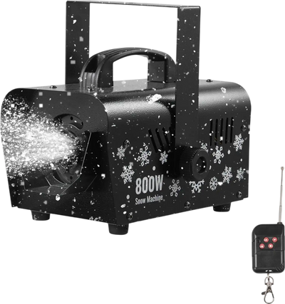 Vevor Snow Machine 800W Portable Remote Control Handheld Hanging Snow Maker New