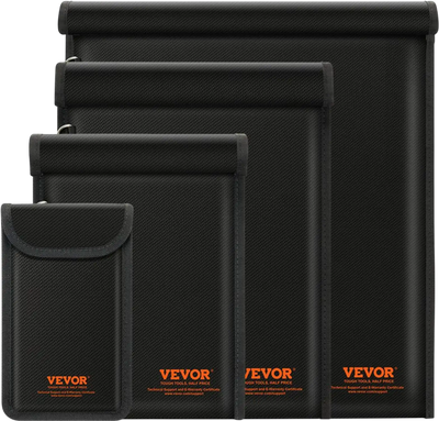 Vevor Faraday Bag 4-Pack Signal Blocking Pouch Set New