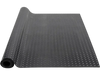 VEVOR Diamond-Plate Rubber Flooring Roll, 3 mm x 4 ft x 8 ft Garage Floor Mat, SBR Rubber Garage Flooring Roll, Easy to Clean, Diamond Plate Rubber Mat for Under Cars, Garage Industry Gym, Black