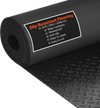 VEVOR Garage Floor Roll, 4 x 20 ft Garage Flooring Mat, 3 mm Thickened Rubber Diamond Plate Floor Protector Mat, Non-Slip, Wear-resist, Waterproof, Easy to Clean for Warehouse, Gyms,Trailer, Black
