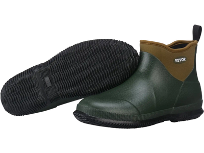Vevor Rubber Boots Women's Ankle Deck Waterproof Anti-Slip Work Rain Boots Size 11 US New