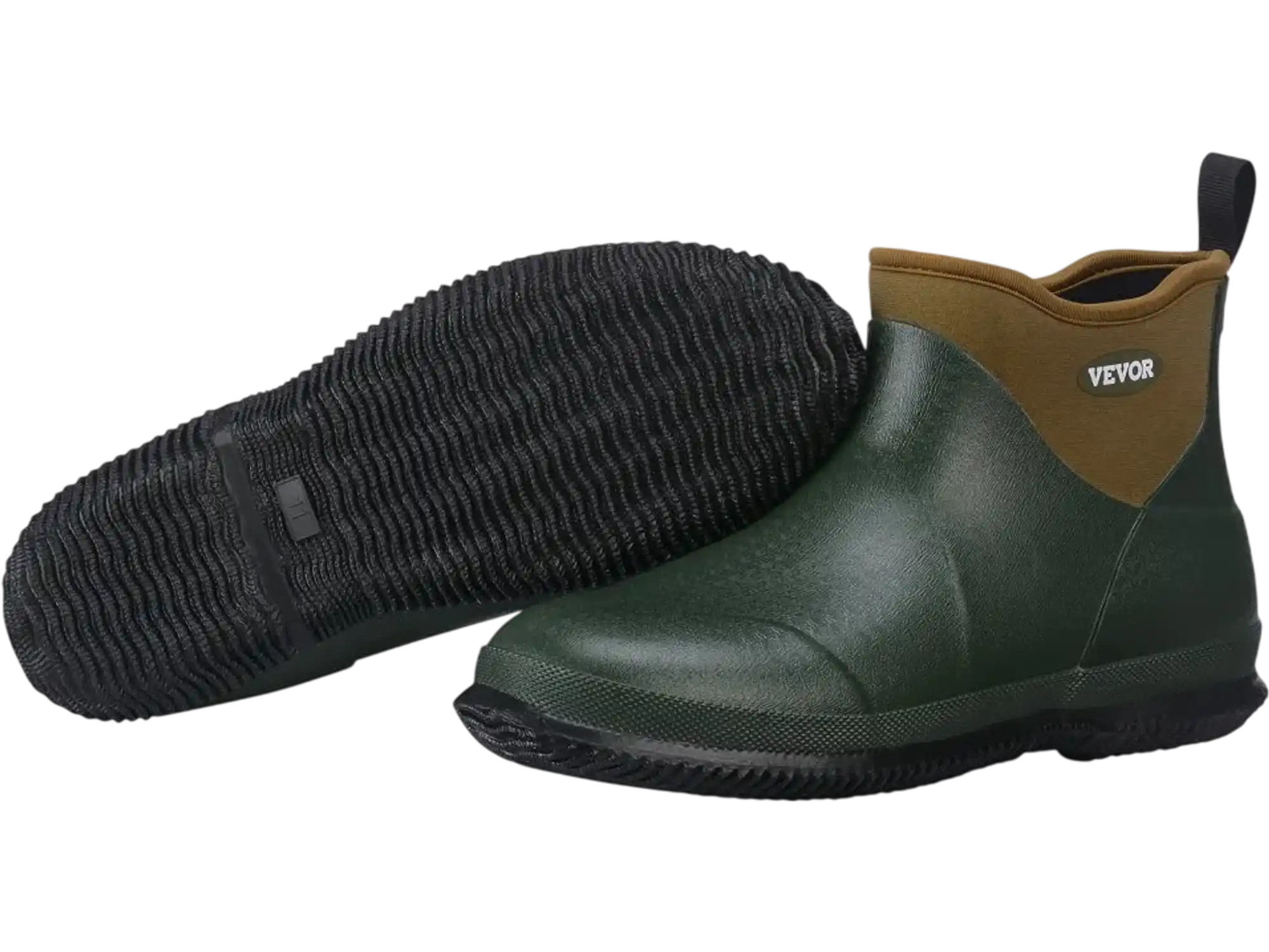 Vevor Deck Boots Women's Waterproof Anti-Slip Ankle Rubber Boots Size 7 US New
