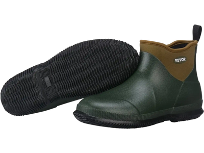Vevor Deck Boots Women's Waterproof Anti-Slip Ankle Rubber Boots Size 7 US New