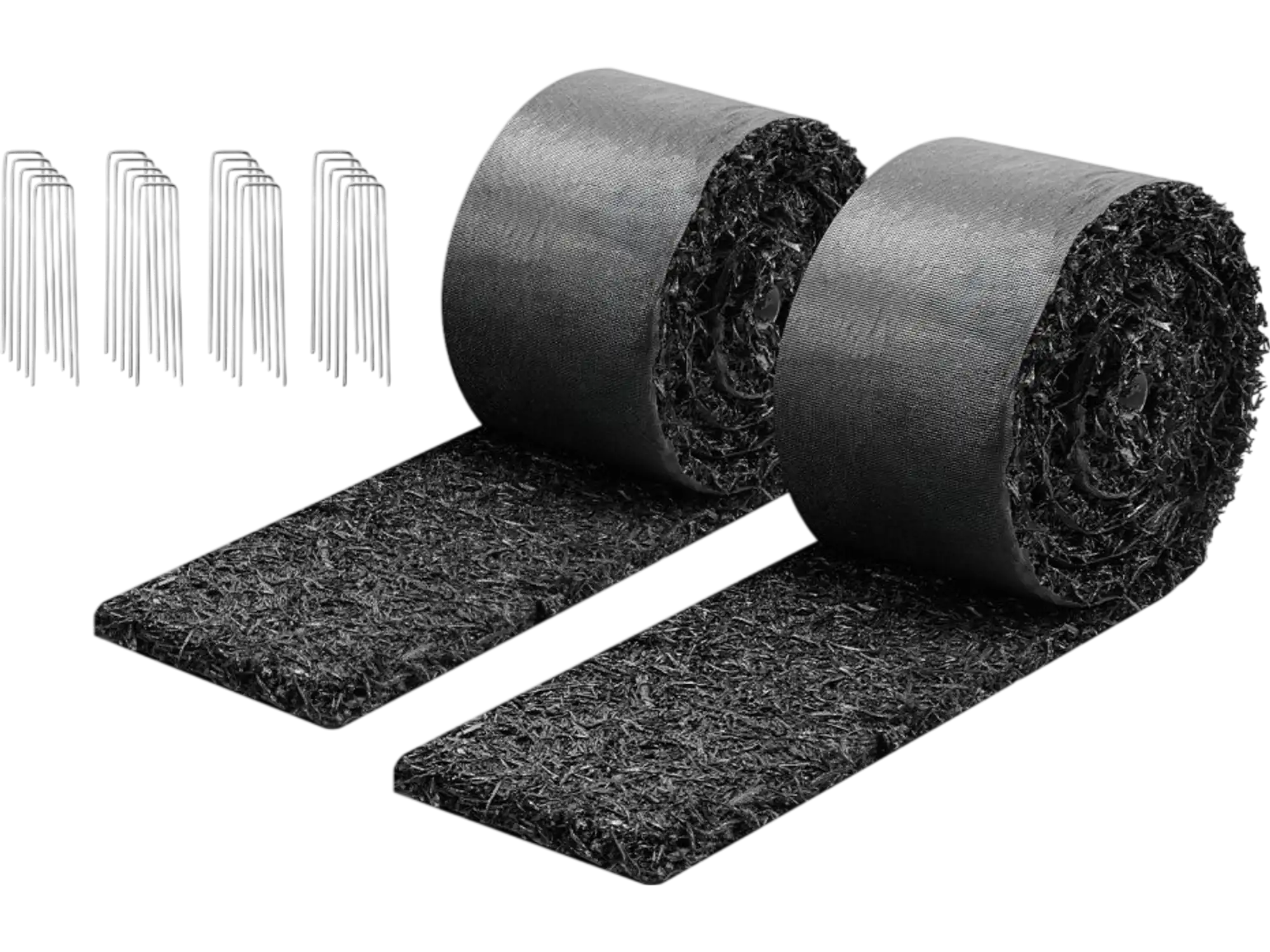 Vevor Rubber Mulch Mat Roll 2 Rolls 120 x 4.5