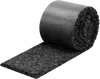 VEVOR Rubber Mulch Mat Roll, 140 x 4.5 in, Recycled Rubber Permanent Mulch Edging Border, Natural-Looking Flower Barrier with Stakes, 0.5 in Thick Cuttable Garden Edgings for Landscaping