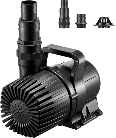 VEVOR Submersible Water Pump, 280W 4500GPH, Aquarium Return Pump with 16.4 ft Lift Height & 180° Adjustable Flow Direction, Suitable for Pond, Aquarium, Fountain, Waterfall, and Fish Tank