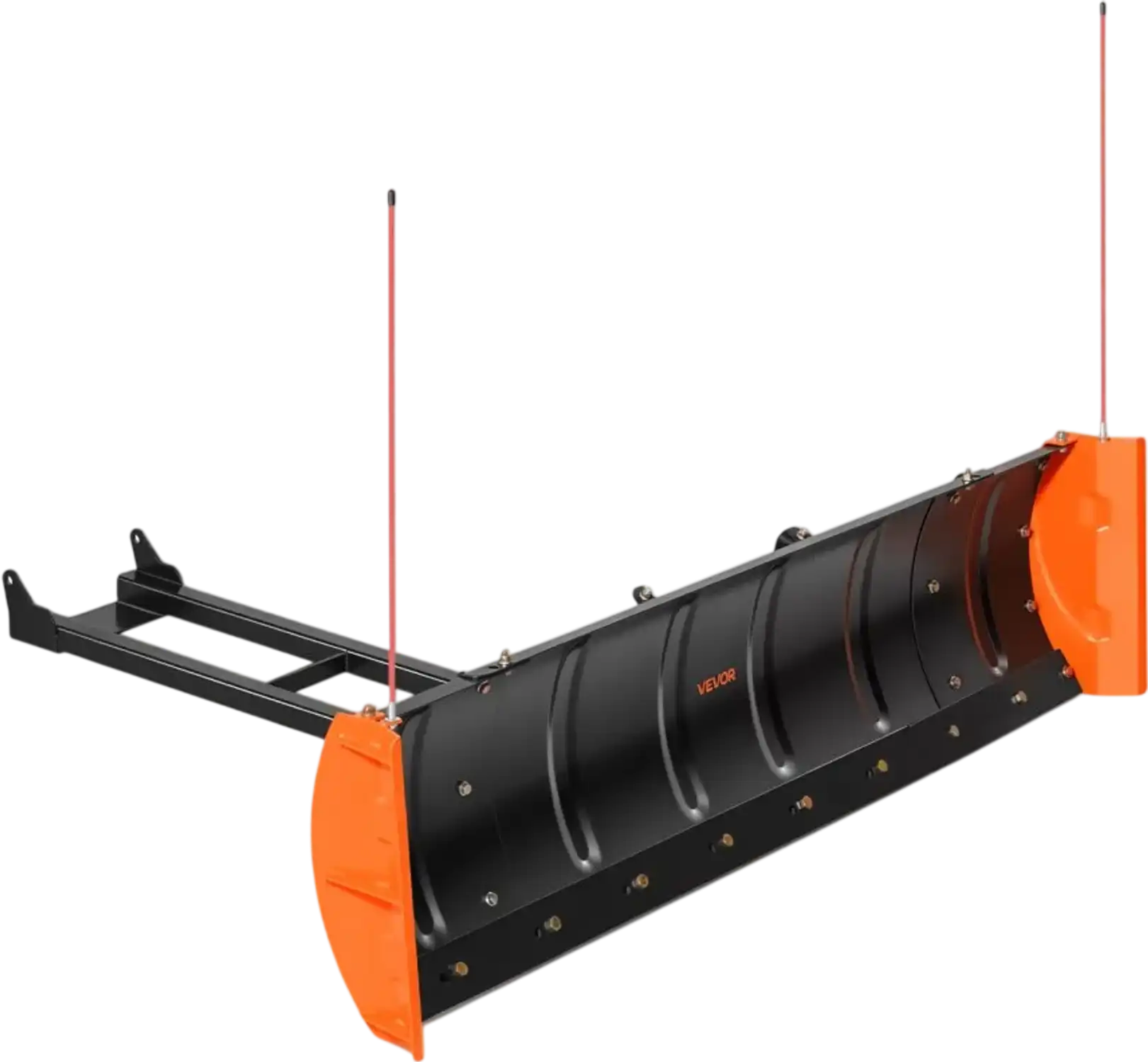 Vevor Snow Plow Kit Adjustable ATV UTV Scrape Blade with Side Wings 43