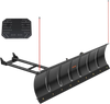 VEVOR Snow Plow Kit 60 in Universal Plow Attachment 3 Mount Options Black, for Most ATVs and UTVs, Height & Left-Right Adjustable, Quick to Detach, Steel ATV Scrape Blade, Efficient Snows Clearing