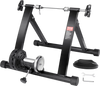 VEVOR Bike Trainer Stand, Magnetic Stationary Bike Stand for 26"-29" Wheels, Noise Reduction Flywheel Motor, Protable Cycling for Indoor Riding Exercise, with Quick-Release Lever & Front Wheel Riser