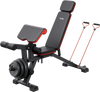 VEVOR Weight Bench, 800lbs Adjustable Weight Bench Press for Full Body Workout, Exercise Sit up Bench for Home Gym Strength Training, Flat Bench with with Leg Extension, Preacher Pad, Fast Adjustment