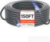 VEVOR Starlink Gen 3 Cable, 150 FT, 26 AWG Copper Core, Durable Extension Cable for Standard Generation 3, Compatible with Starlink Rectangular Satellite V3, Flexible Wiring for RV, Backyard, Camping