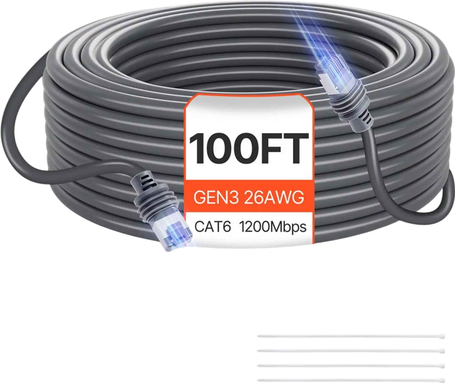 Vevor Extension Cable Starlink Gen 3 100' CAT6 Shielded for Standard Generation 3 New