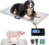 VEVOR Livestock Scale 700LBS, Dog Scales Large Platform 40.6x20.9Inch Stainless Steel Vet Scale Industrial Floor Scale Large Animal Scale Pig Scale Goat Weight Scale Pet Digital Scale