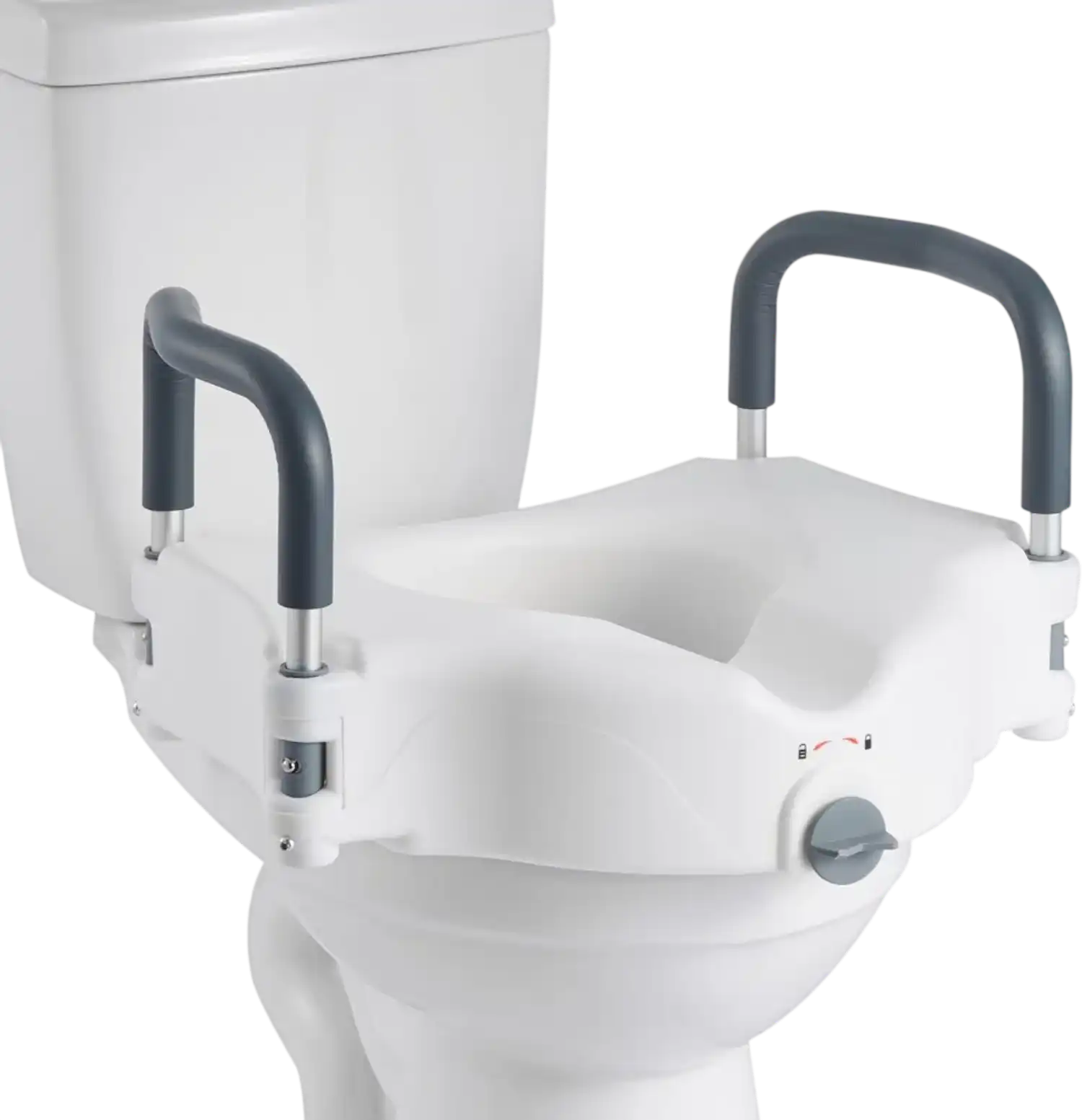 Vevor Raised Toilet Seat Toilet Seat Riser with Arms 5